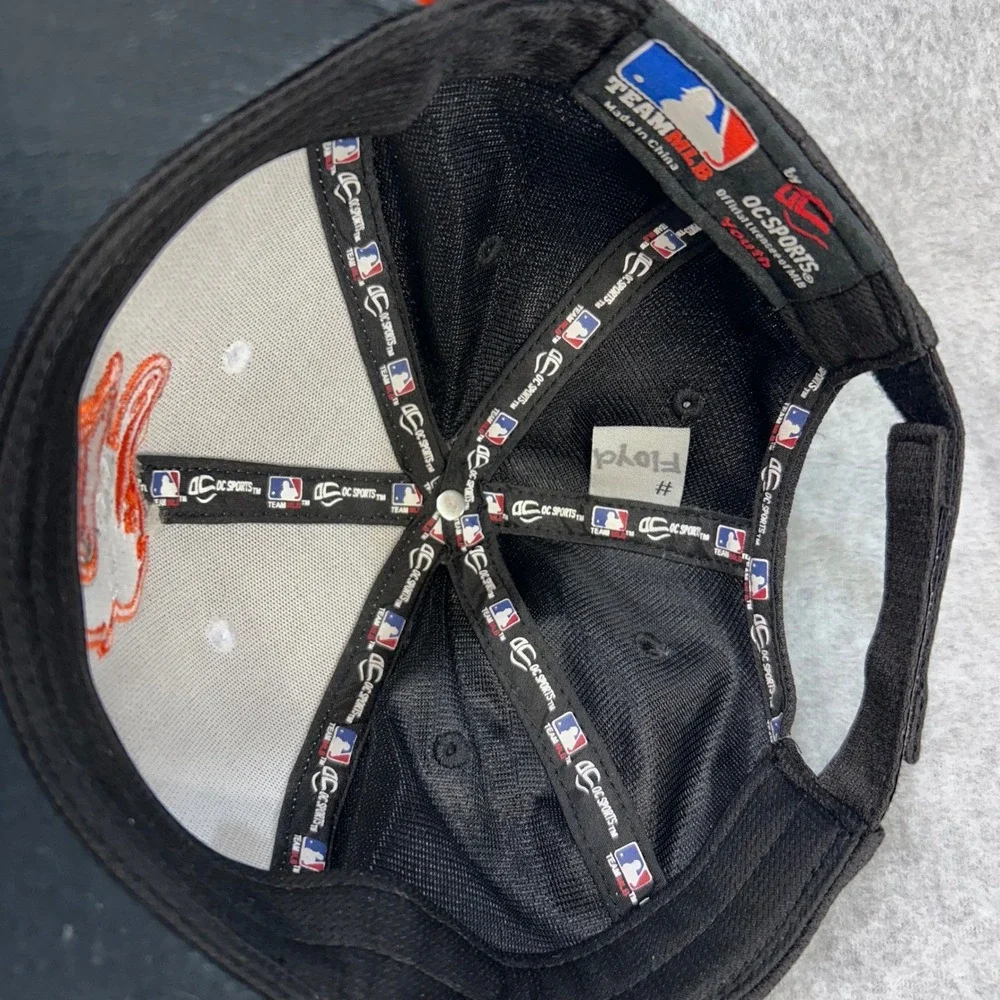 Baltimore Orioles Youth White Black OC Sports MLB Baseball Hat Bird OSFM